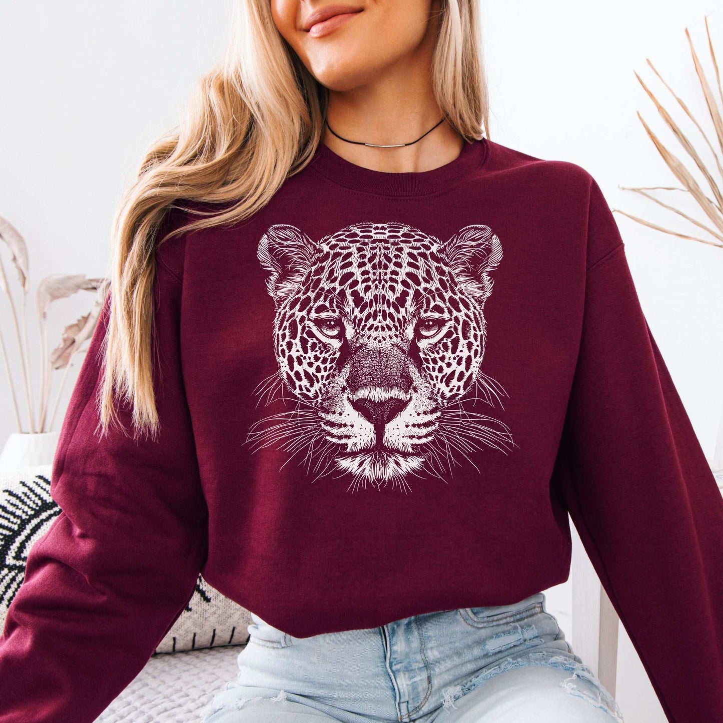 Jaguar Spirit Animal Sweatshirt – Wild Soul Style & Stealthy Power