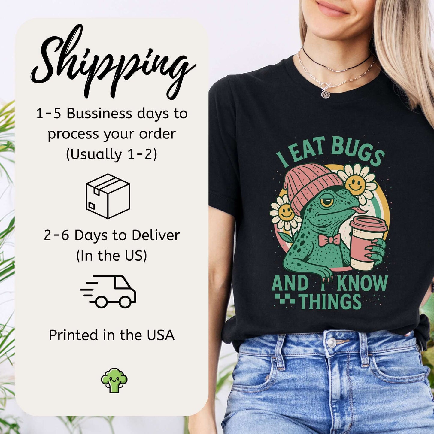 Lizard I Eat Bugs and I Know Things Sassy T-Shirt