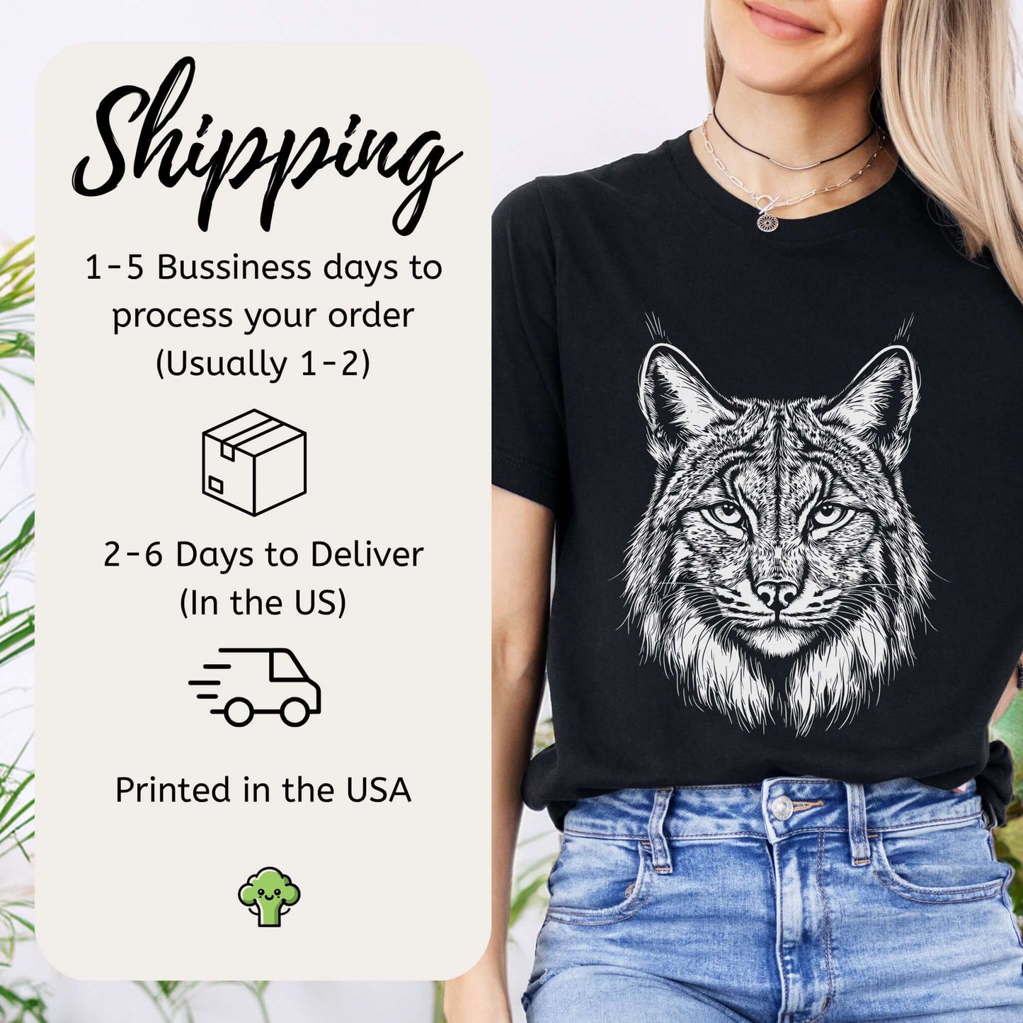 Lynx Spirit Animal Wildlife T-Shirt – Mystical Wild Soul