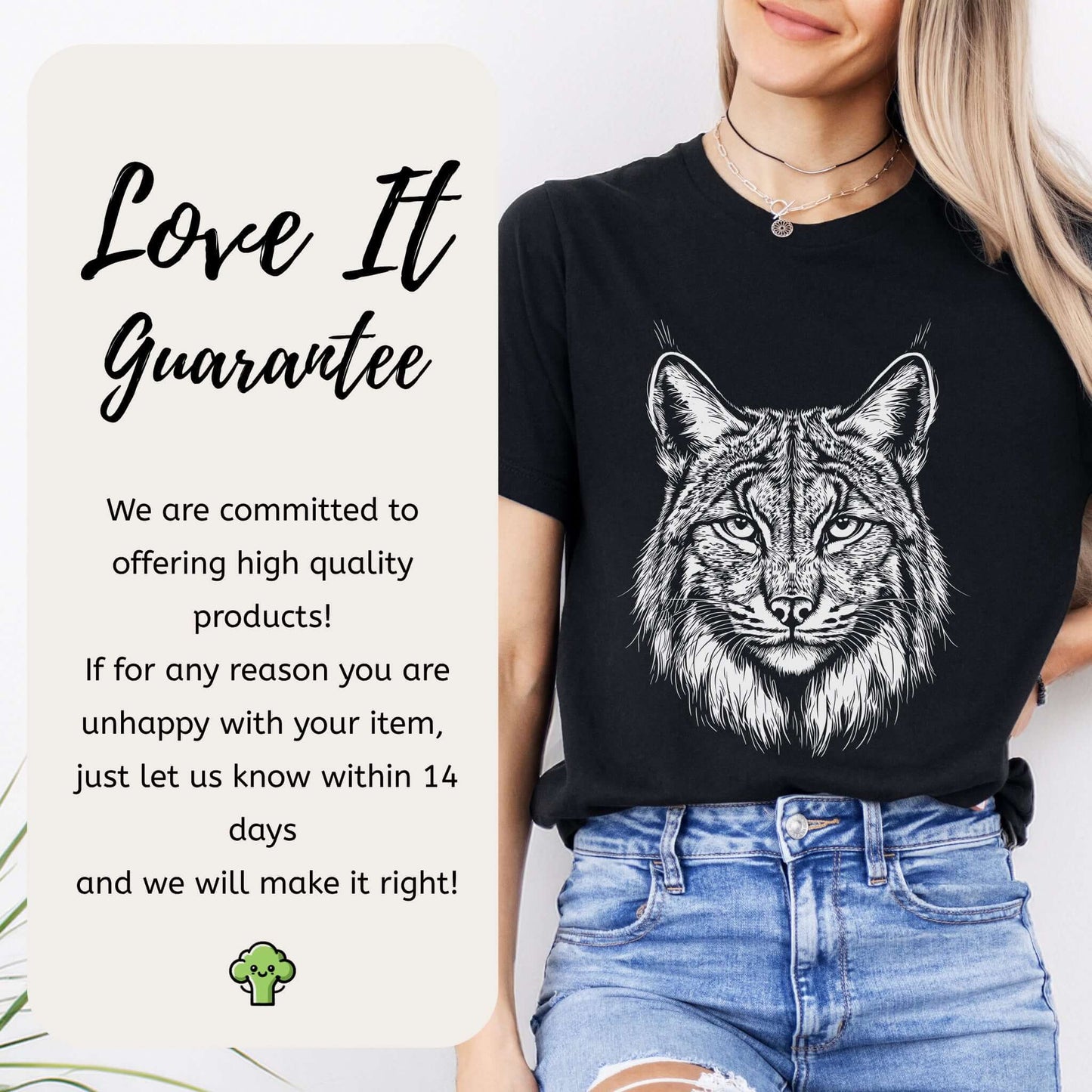 Lynx Spirit Animal Wildlife T-Shirt – Mystical Wild Soul