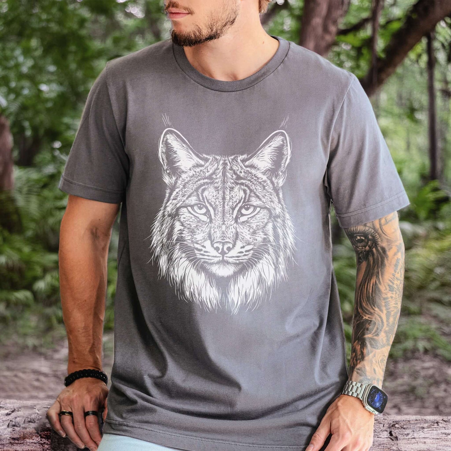 Lynx Spirit Animal Wildlife T-Shirt – Mystical Wild Soul