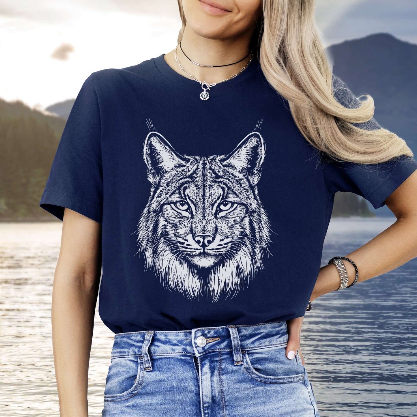 Lynx Spirit Animal Wildlife T-Shirt – Mystical Wild Soul