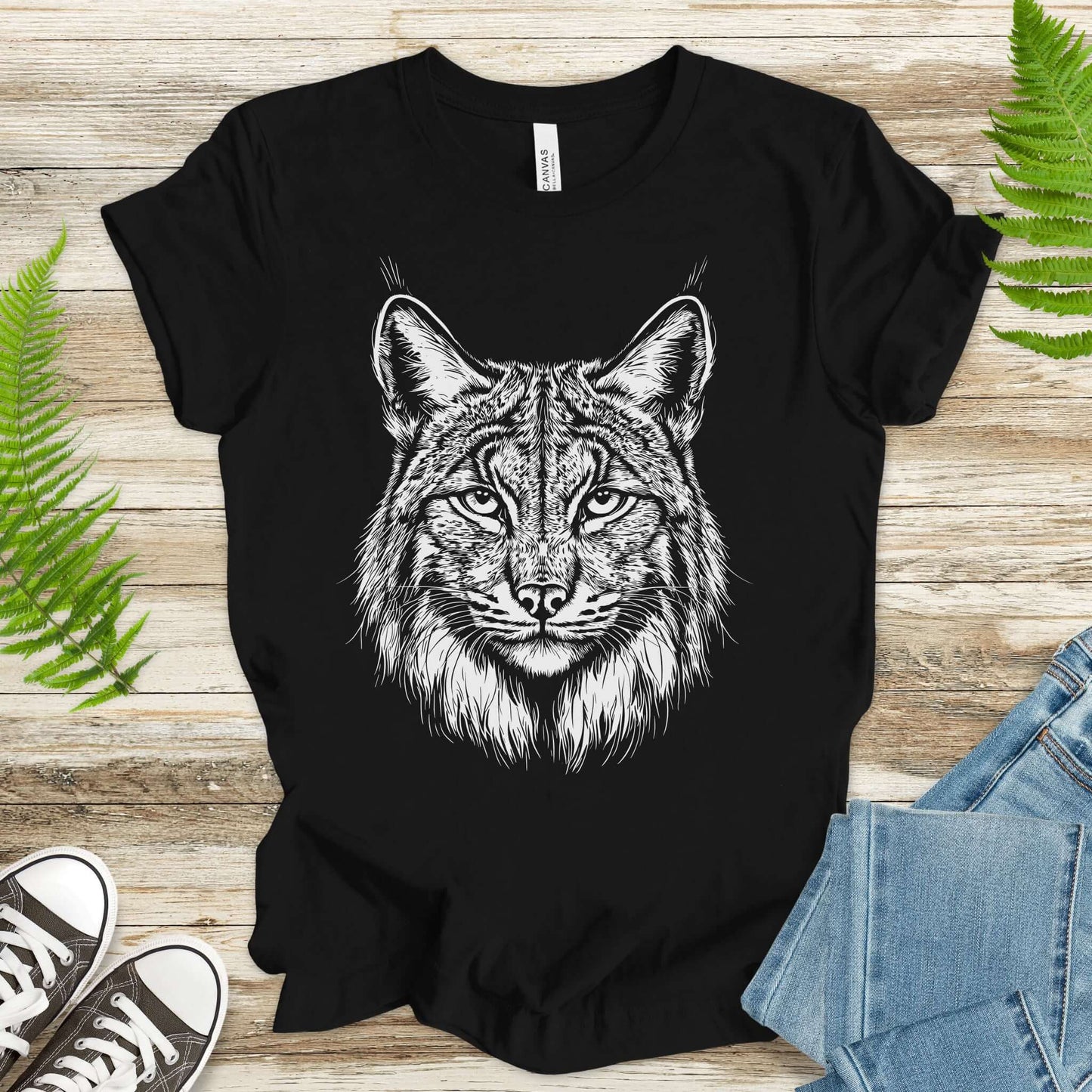 Lynx Spirit Animal Wildlife T-Shirt – Mystical Wild Soul