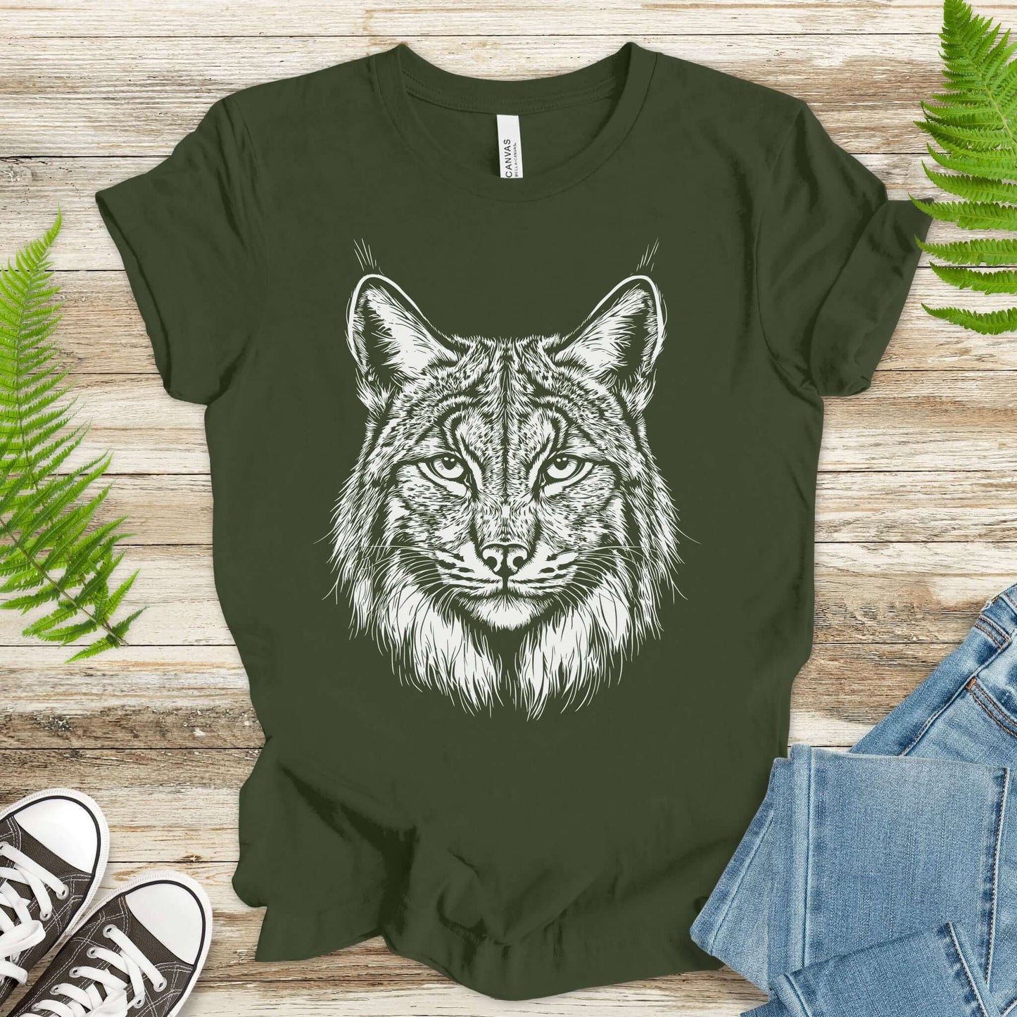 Lynx Spirit Animal Wildlife T-Shirt – Mystical Wild Soul