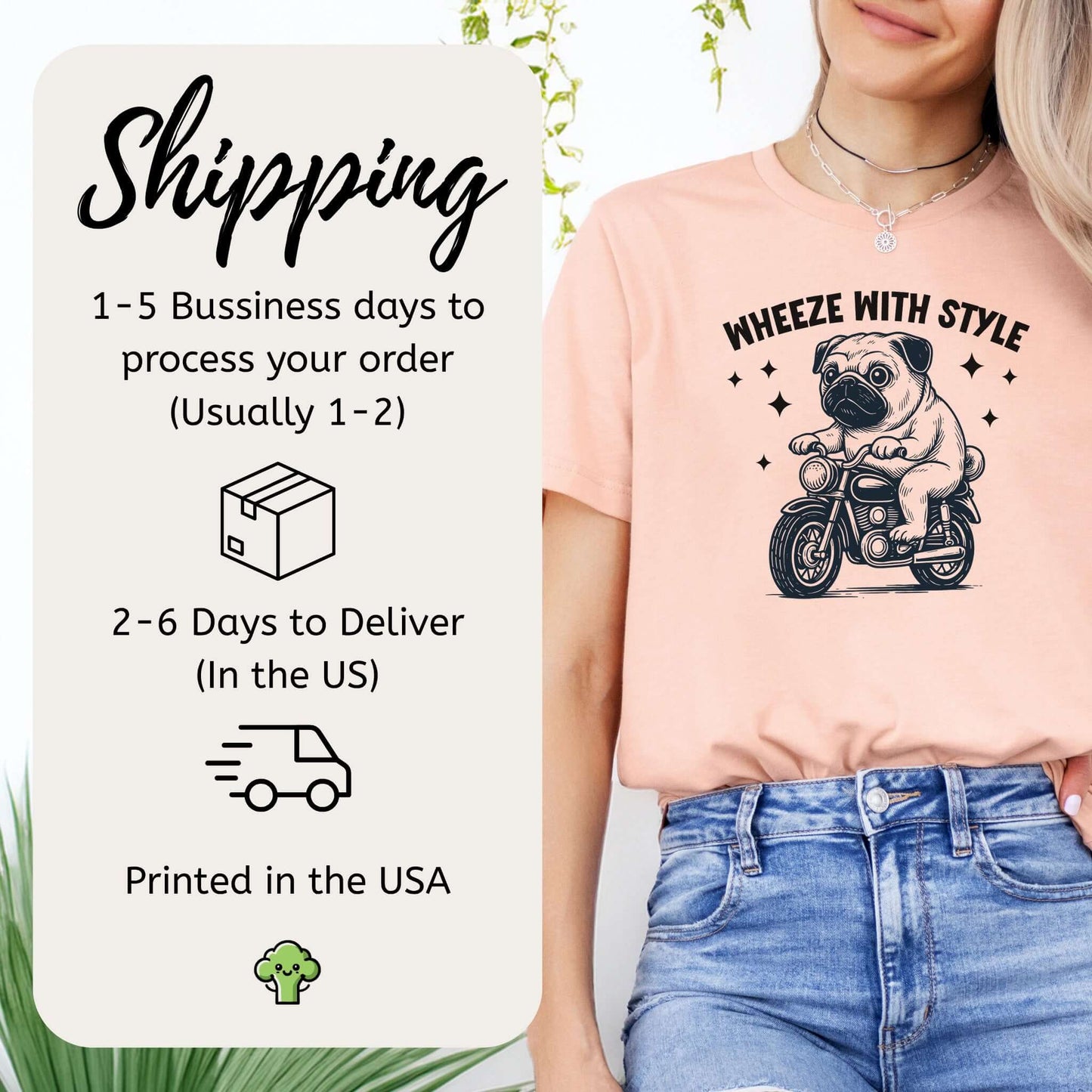Funny Pug Dog Shirt – Wheeze With Style Tee for Pug Moms, Dads & Dog Lovers