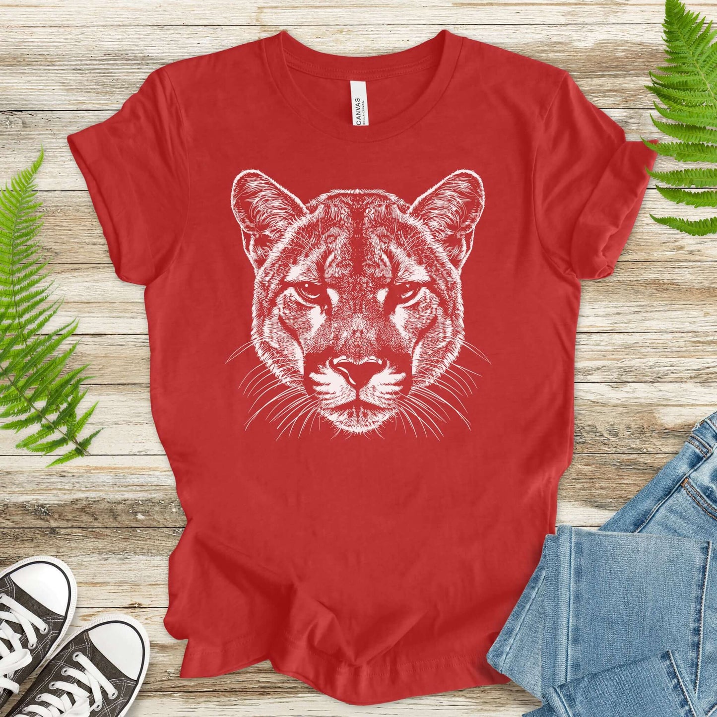 Mountain Lion Spirit Animal T-Shirt – Wild Soul Energy