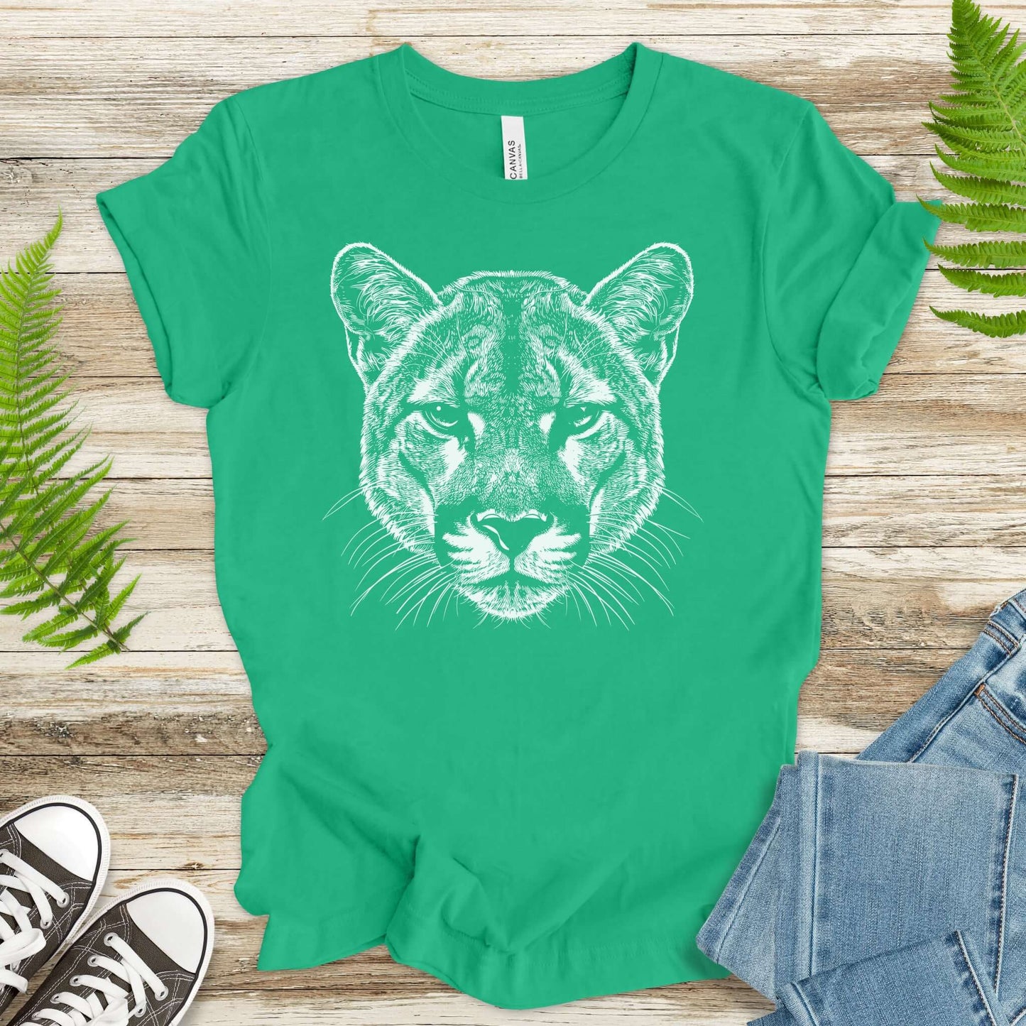 Mountain Lion Spirit Animal T-Shirt – Wild Soul Energy