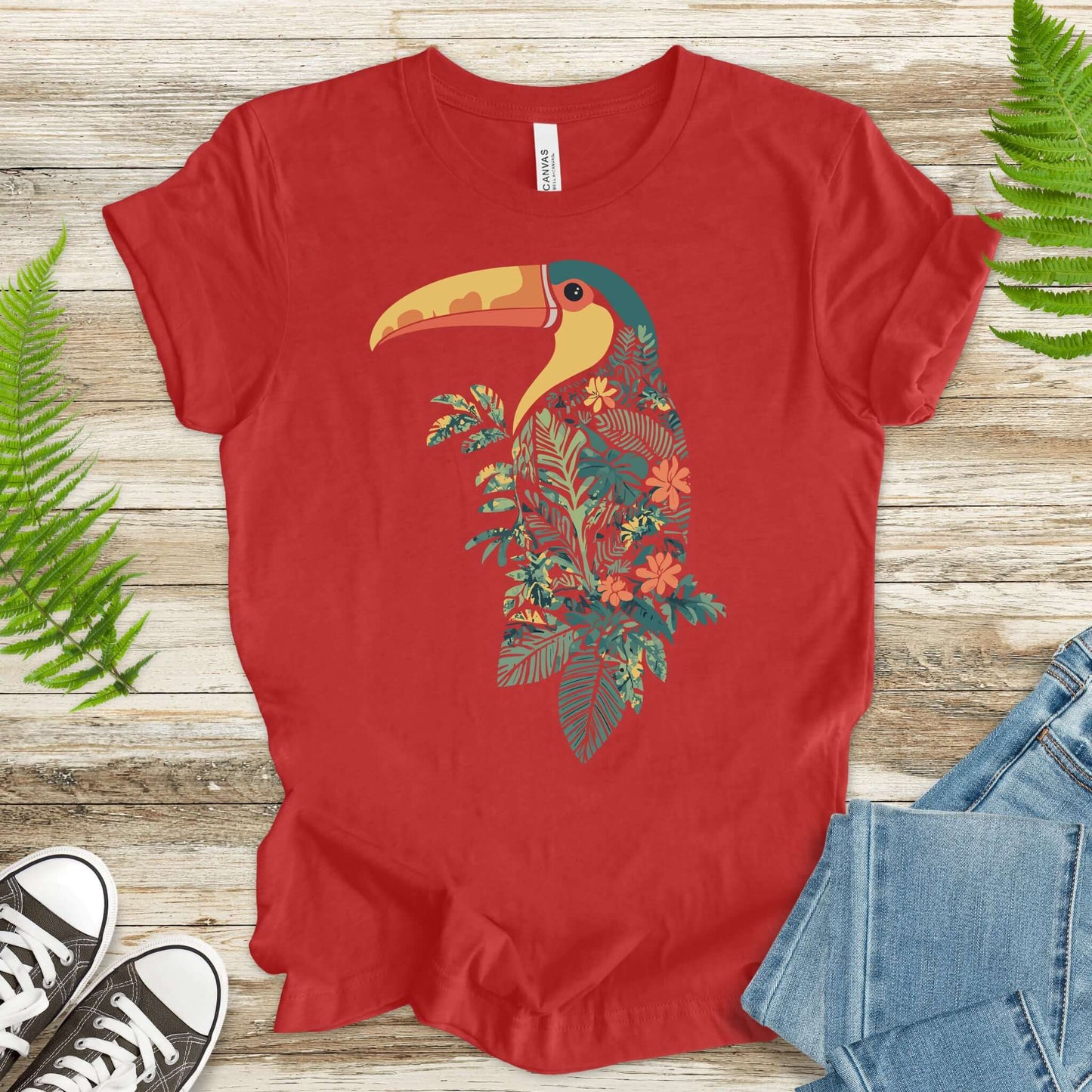Tropical Toucan Silhouette T-Shirt