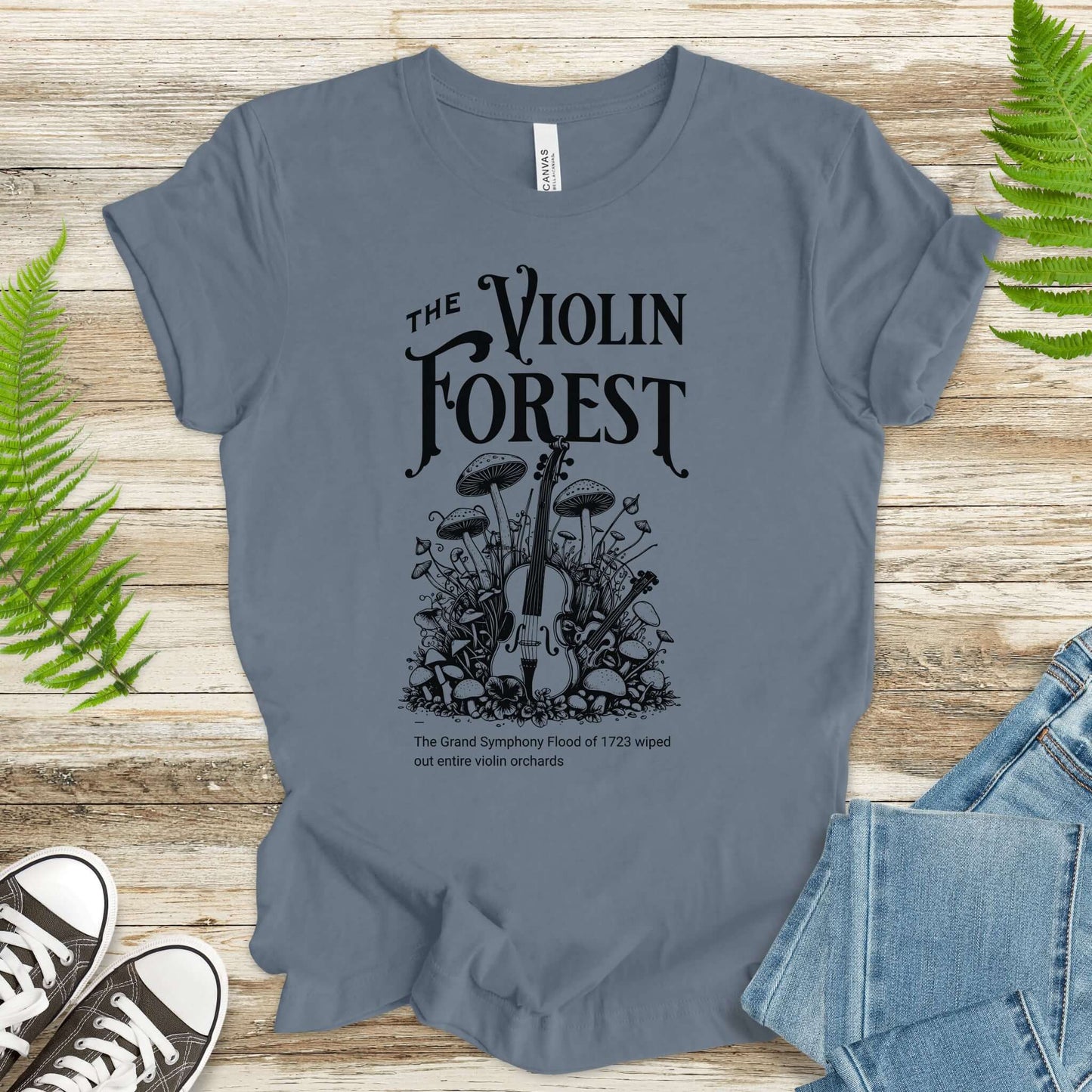 Mystical Violin Forest T-Shirt