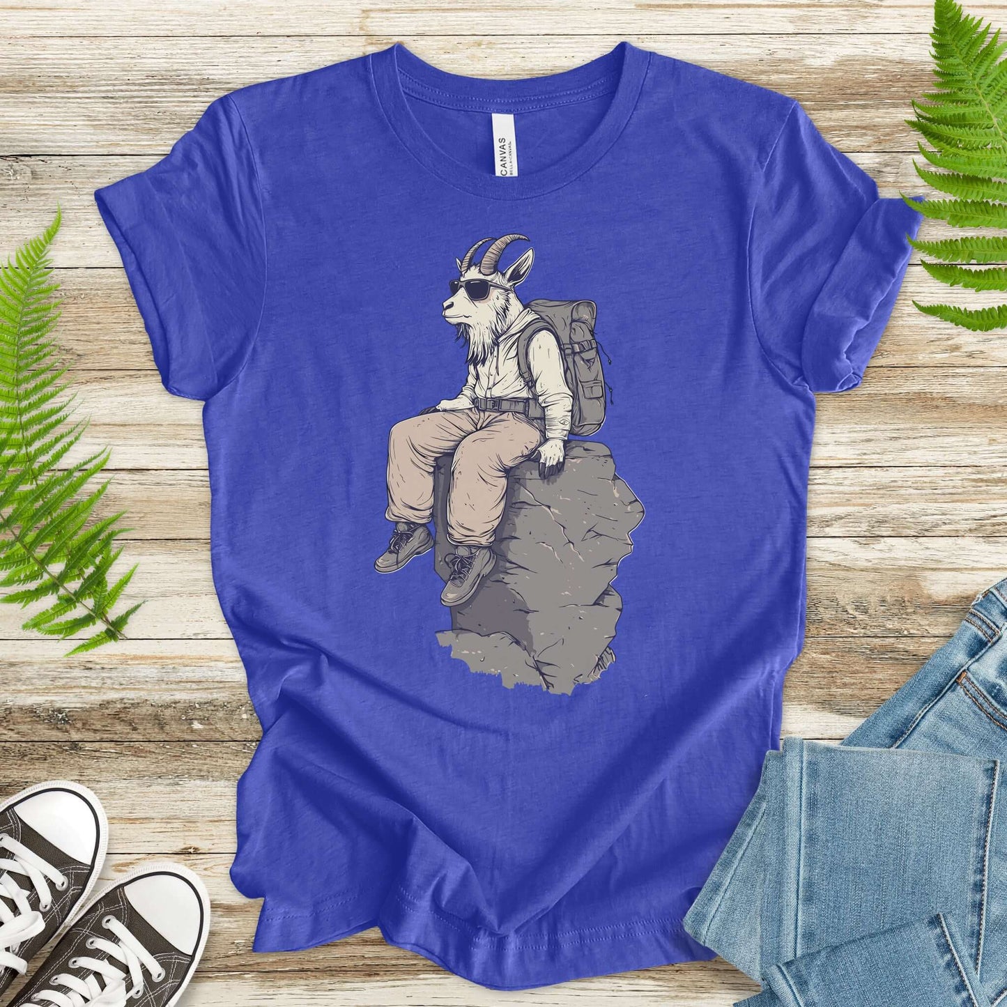 Cliffside Hiking Goat T-Shirt