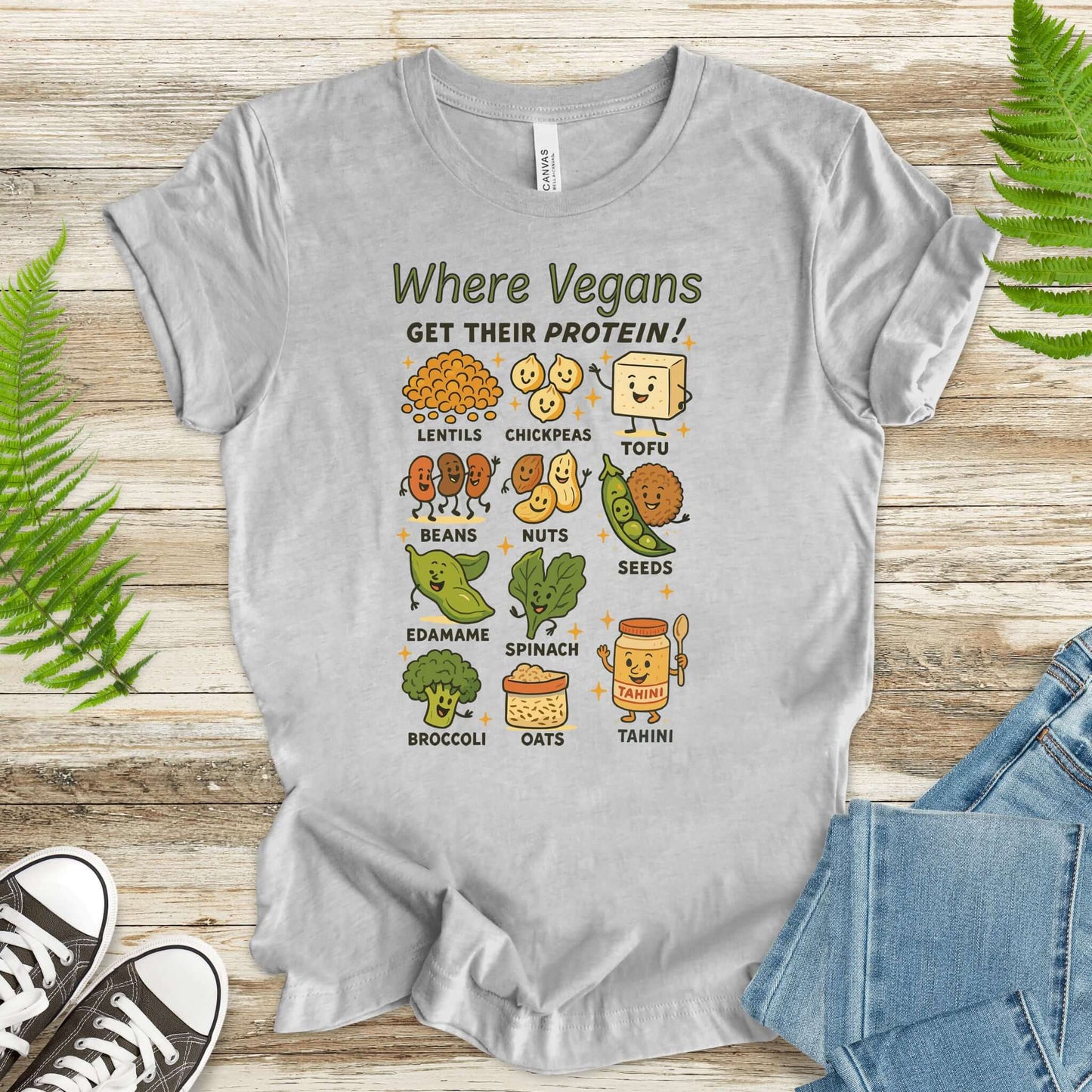 Where Vegans Get Their Protein? T-Shirt