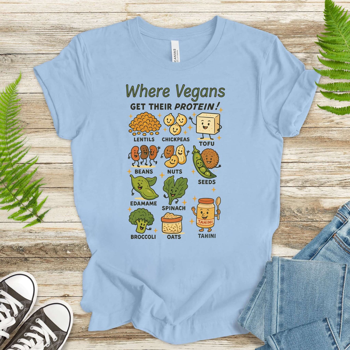Where Vegans Get Their Protein? T-Shirt