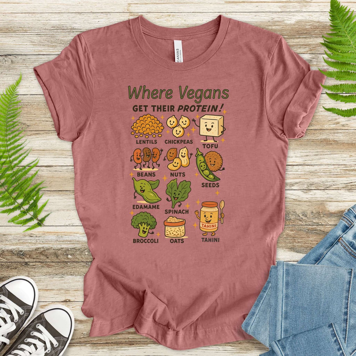 Where Vegans Get Their Protein? T-Shirt