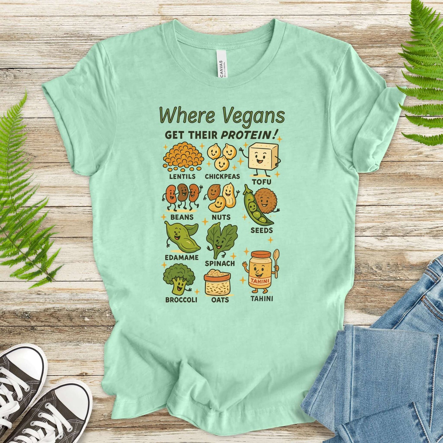 Where Vegans Get Their Protein? T-Shirt