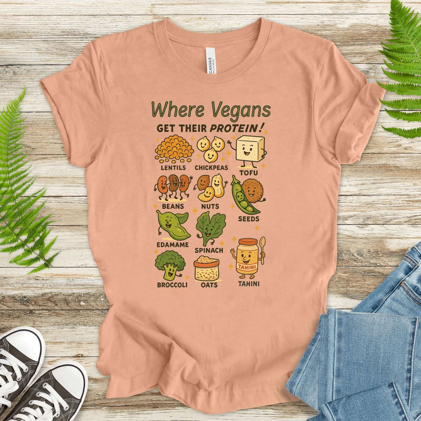 Where Vegans Get Their Protein? T-Shirt
