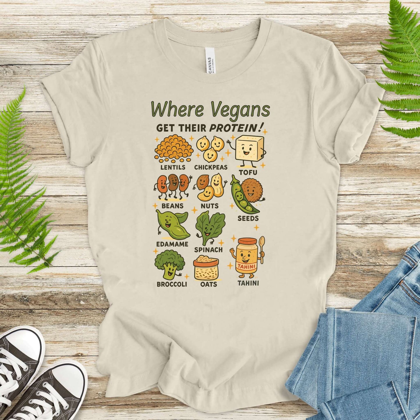 Where Vegans Get Their Protein? T-Shirt