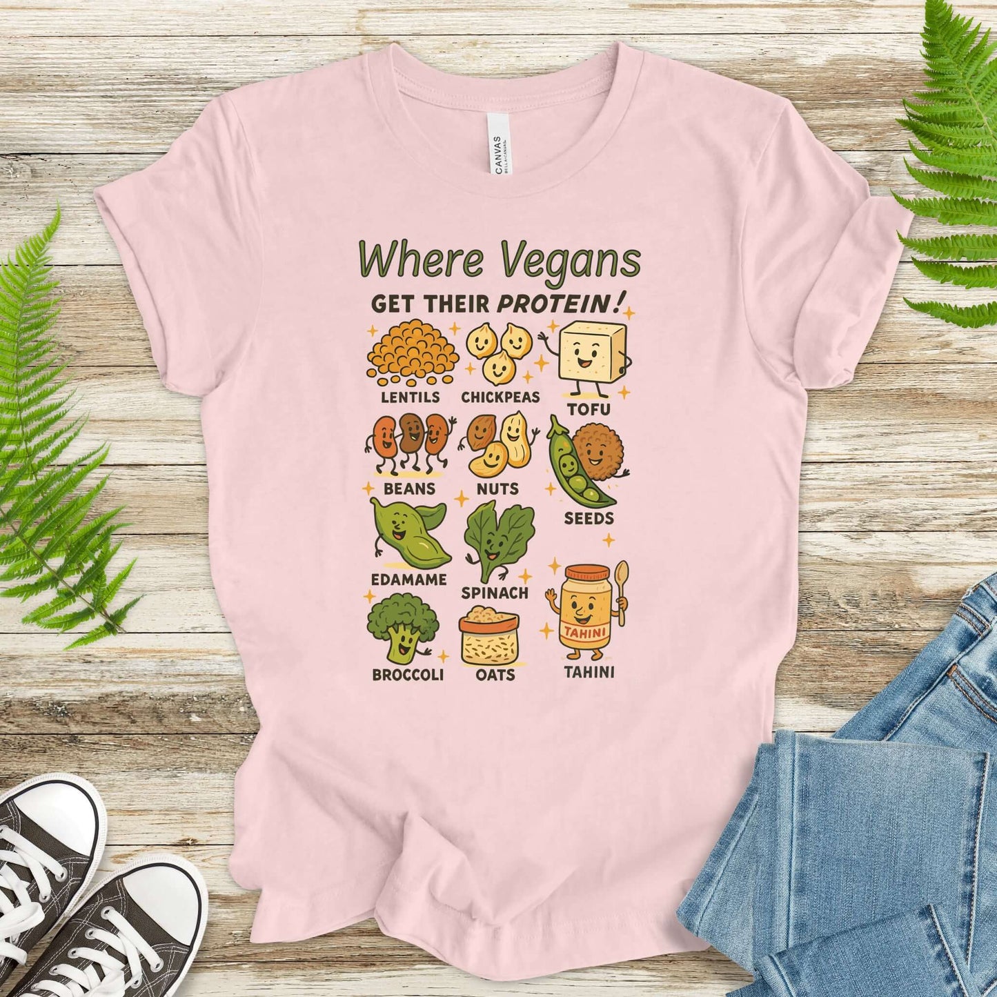 Where Vegans Get Their Protein? T-Shirt