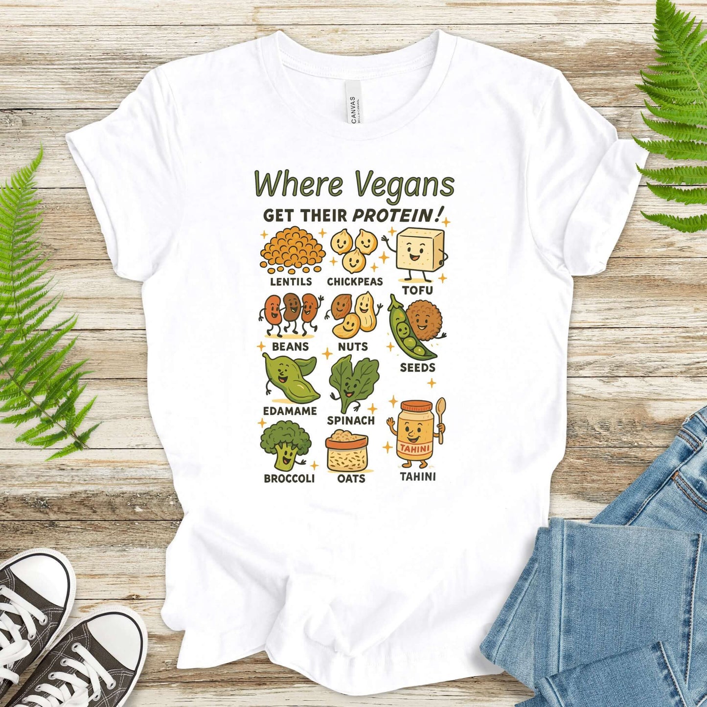 Where Vegans Get Their Protein? T-Shirt