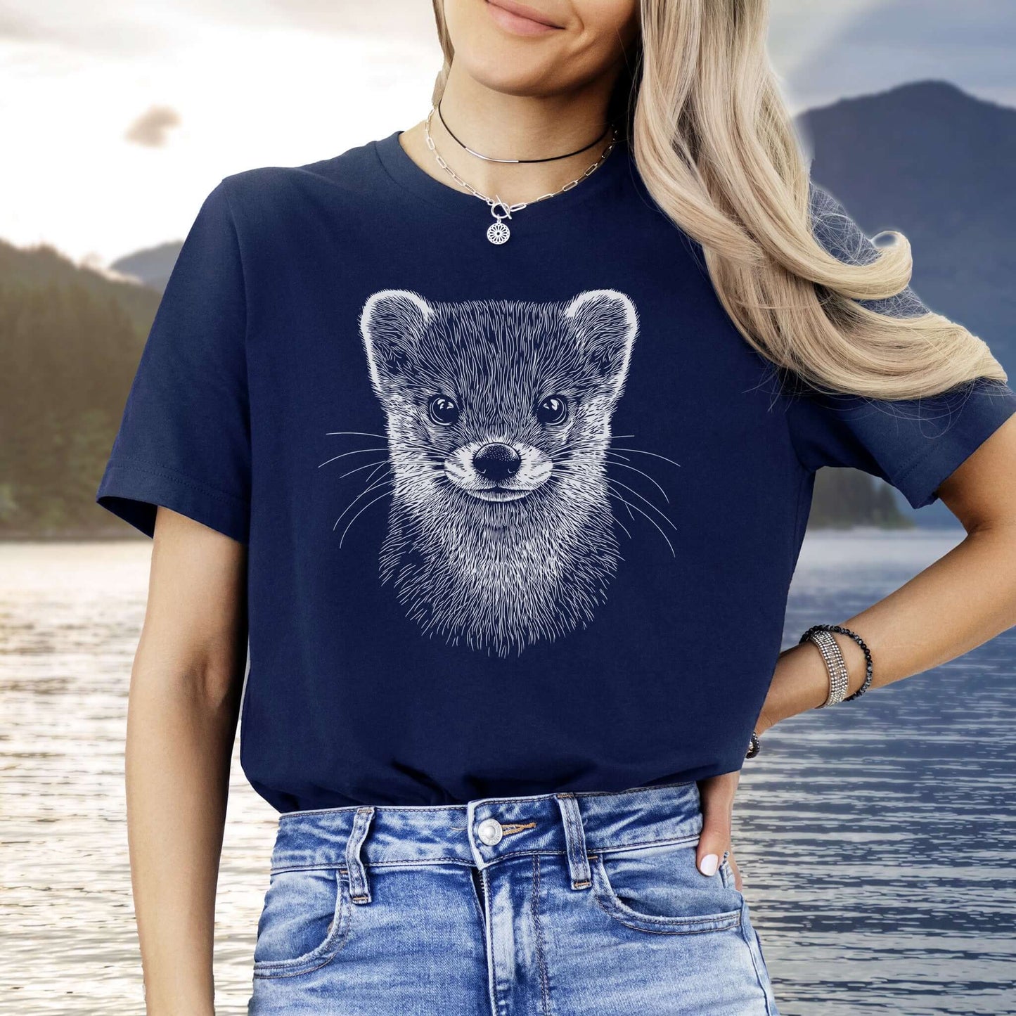Weasel Spirit Animal Wildlife T-Shirt – Clever Wild Soul