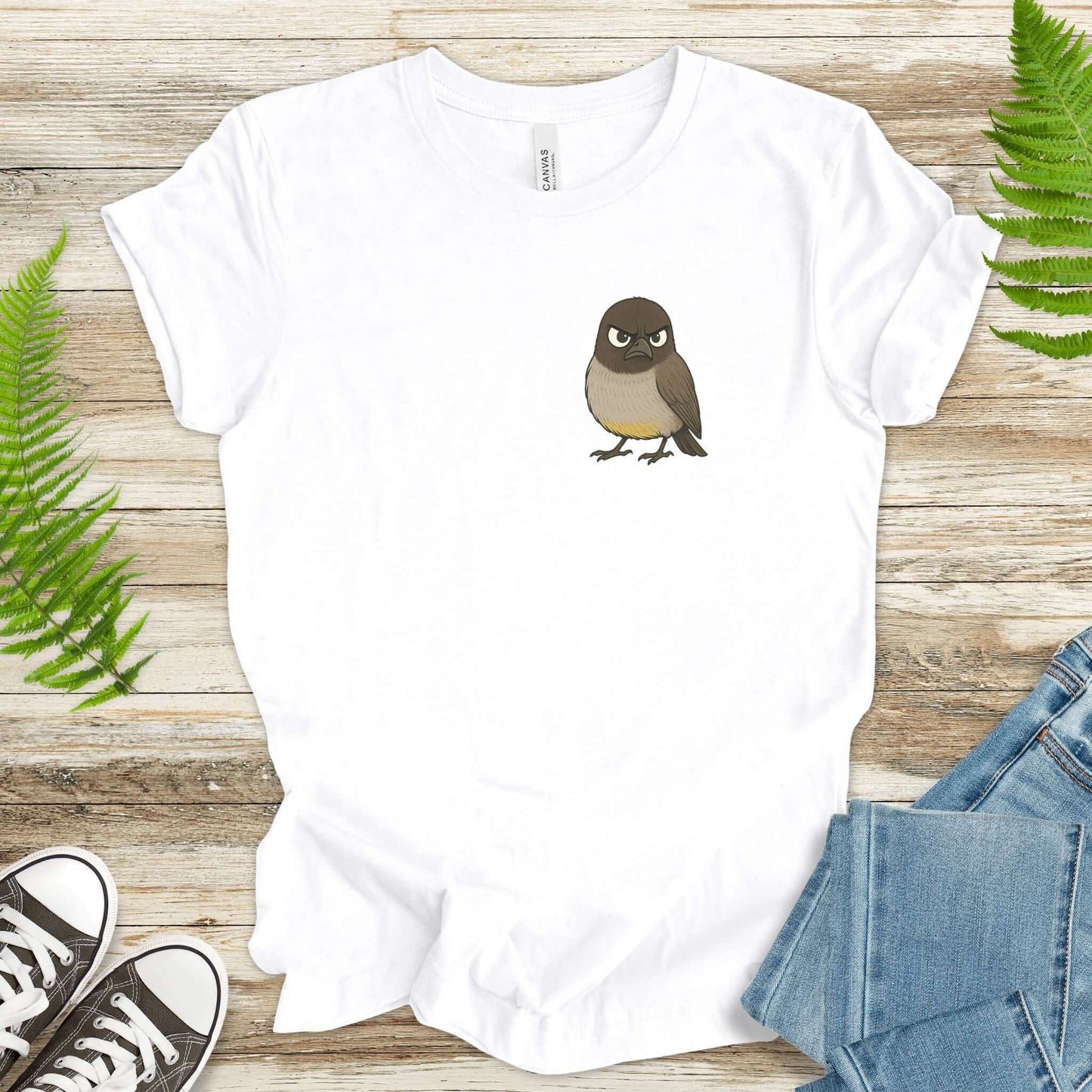 Angry Bird T-Shirt – Funny Grumpy Bird Lover Gift for Nature Nerds & Birdwatchers