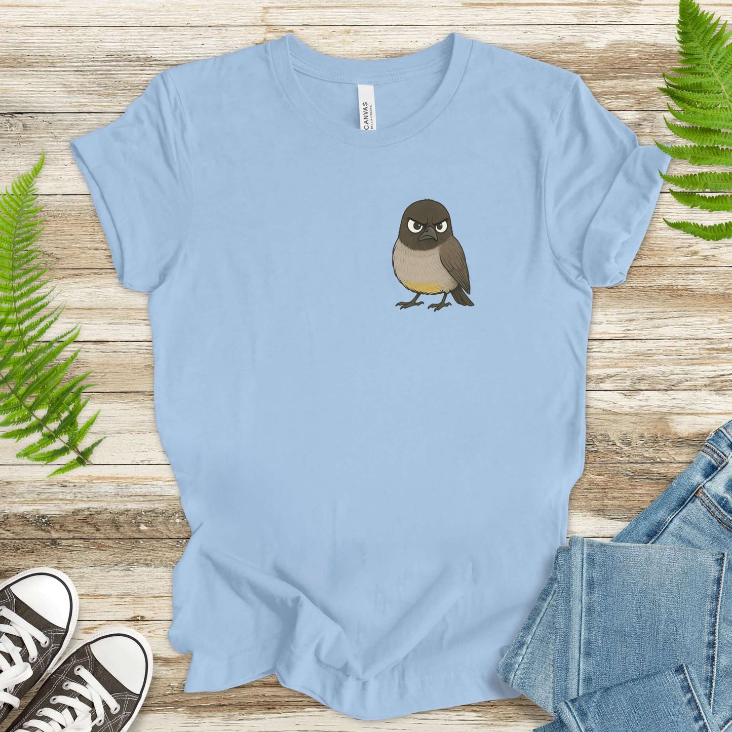Angry Bird T-Shirt – Funny Grumpy Bird Lover Gift for Nature Nerds & Birdwatchers