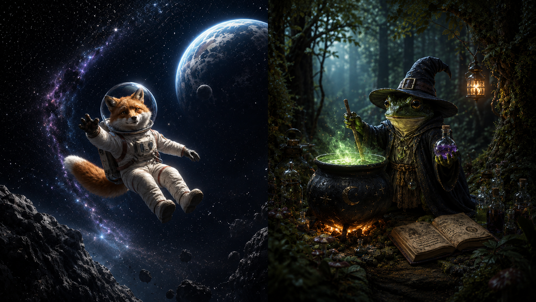 Space & Fantasy Animal Shirts for Dreamers and Nature Nerds