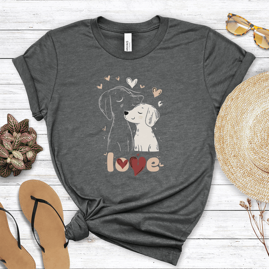 Happy Dogs T-Shirt – Full of Love & Tail Wags