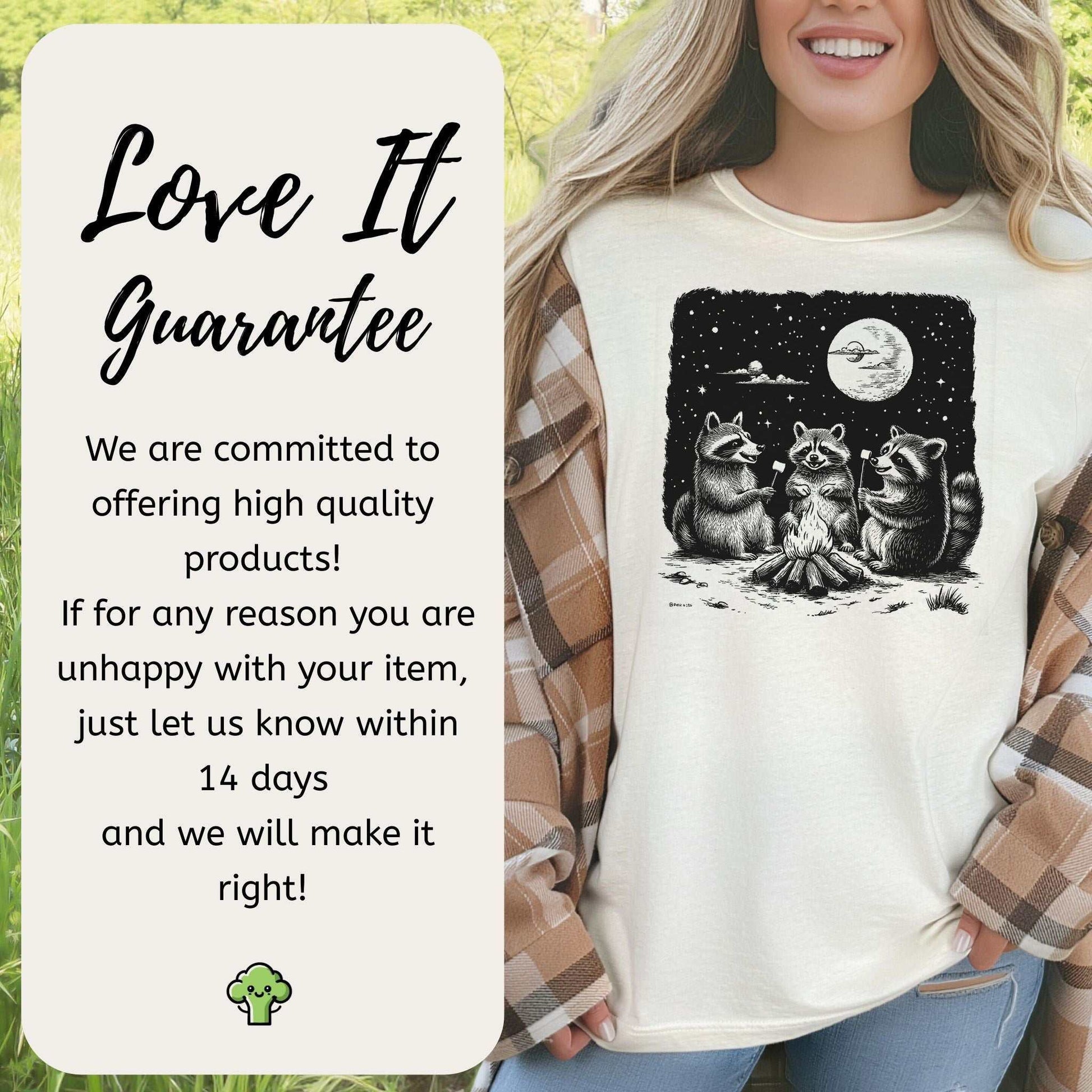 Raccoon Campfire Party T-Shirt