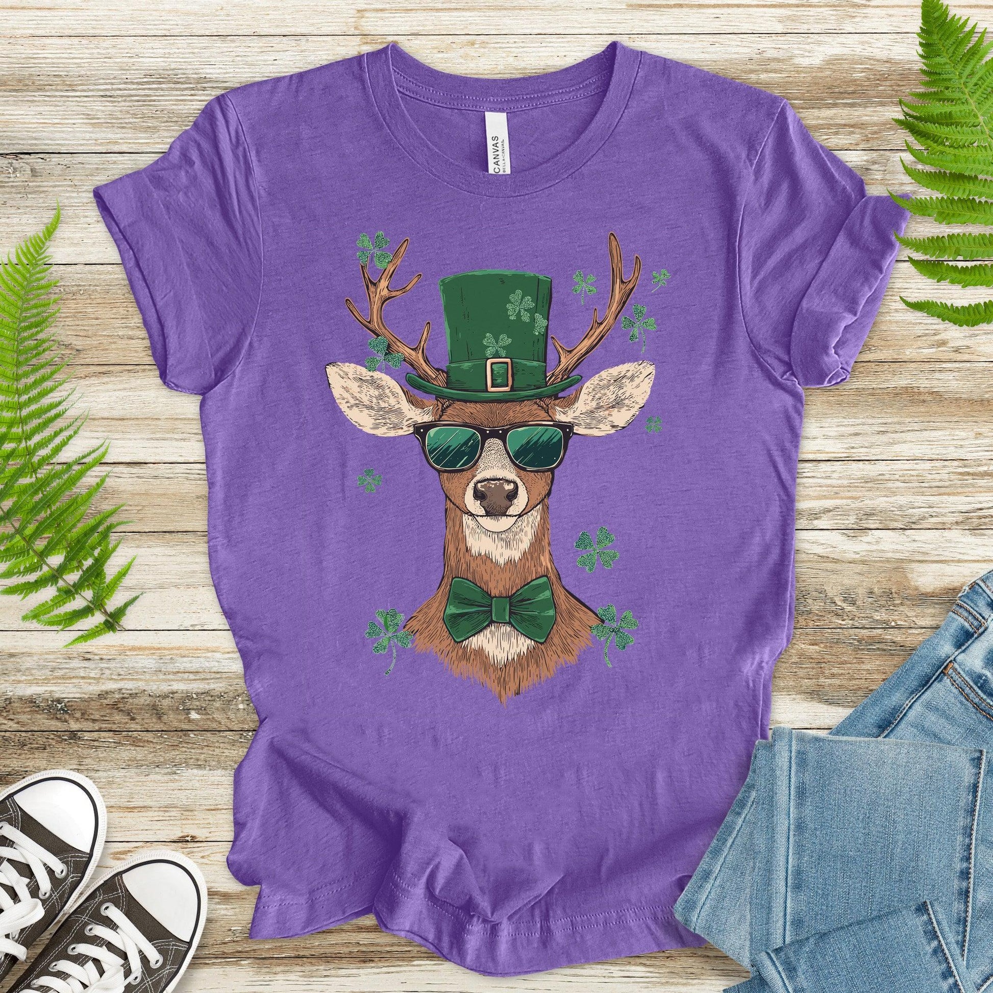 Lucky Stag: St. Patrick’s Day Deer T-Shirt - TShirtree