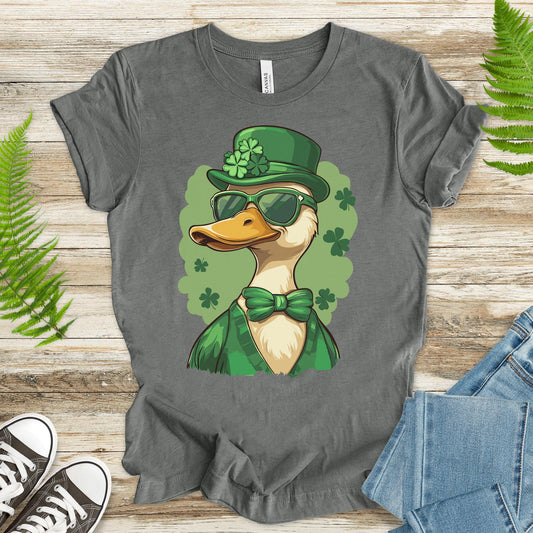 Feelin’ Ducky: St. Patrick’s Day Duck T-Shirt - TShirtree