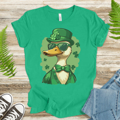 Feelin’ Ducky: St. Patrick’s Day Duck T-Shirt - TShirtree