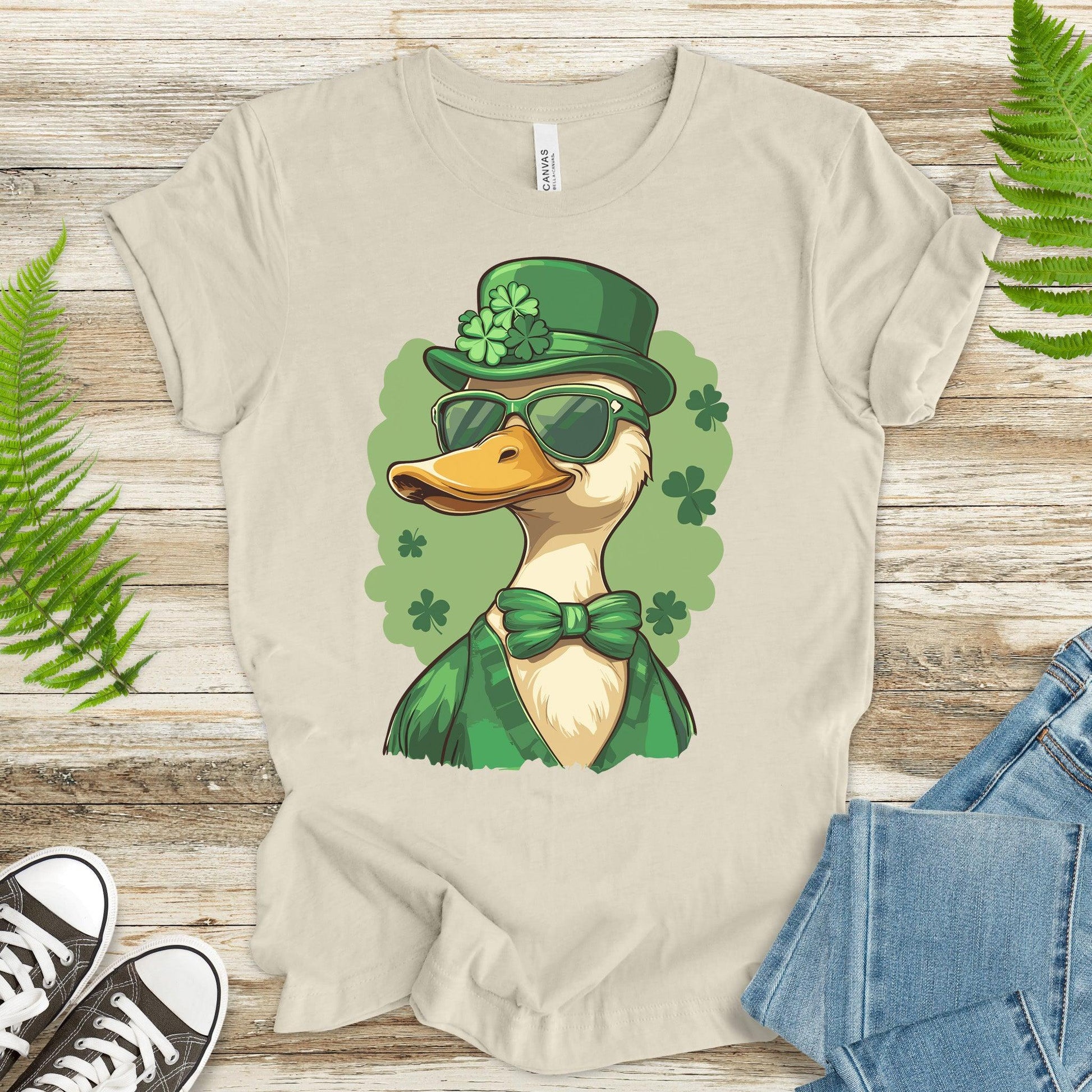 Feelin’ Ducky: St. Patrick’s Day Duck T-Shirt - TShirtree