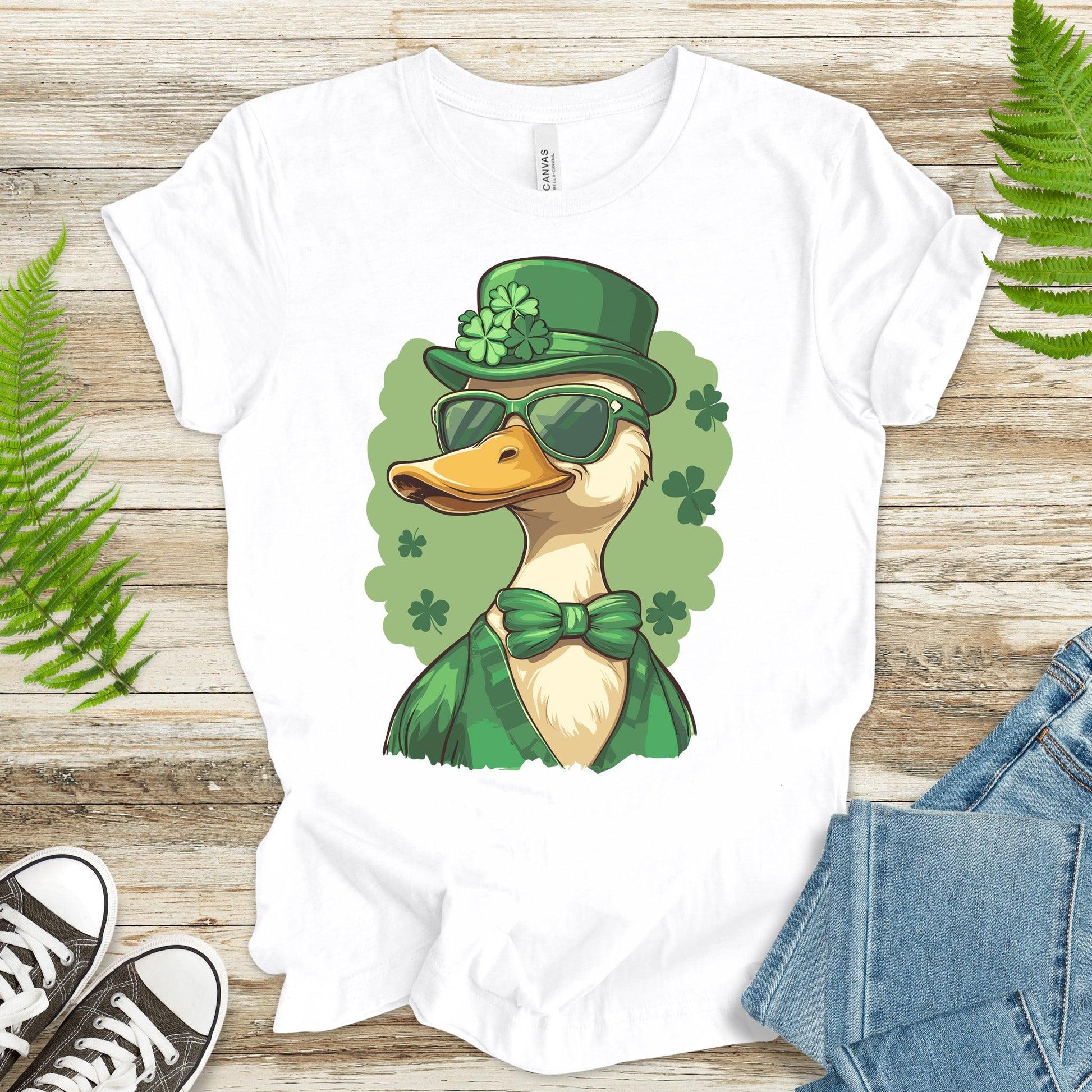 Feelin’ Ducky: St. Patrick’s Day Duck T-Shirt - TShirtree