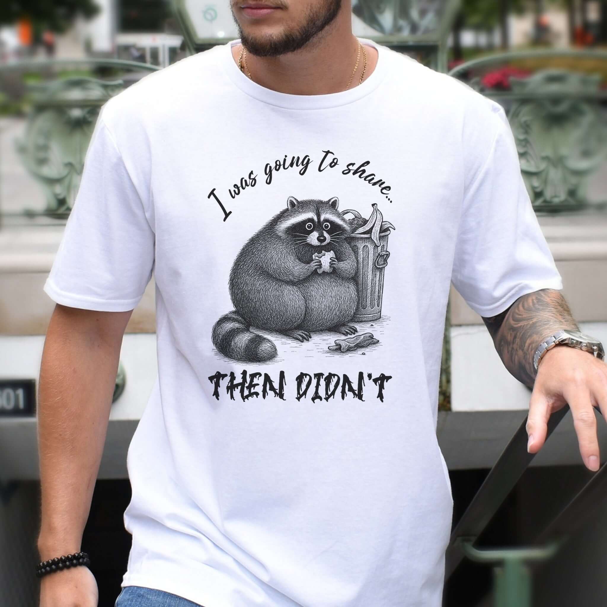 Sandwich Goblin Raccoon T-Shirt