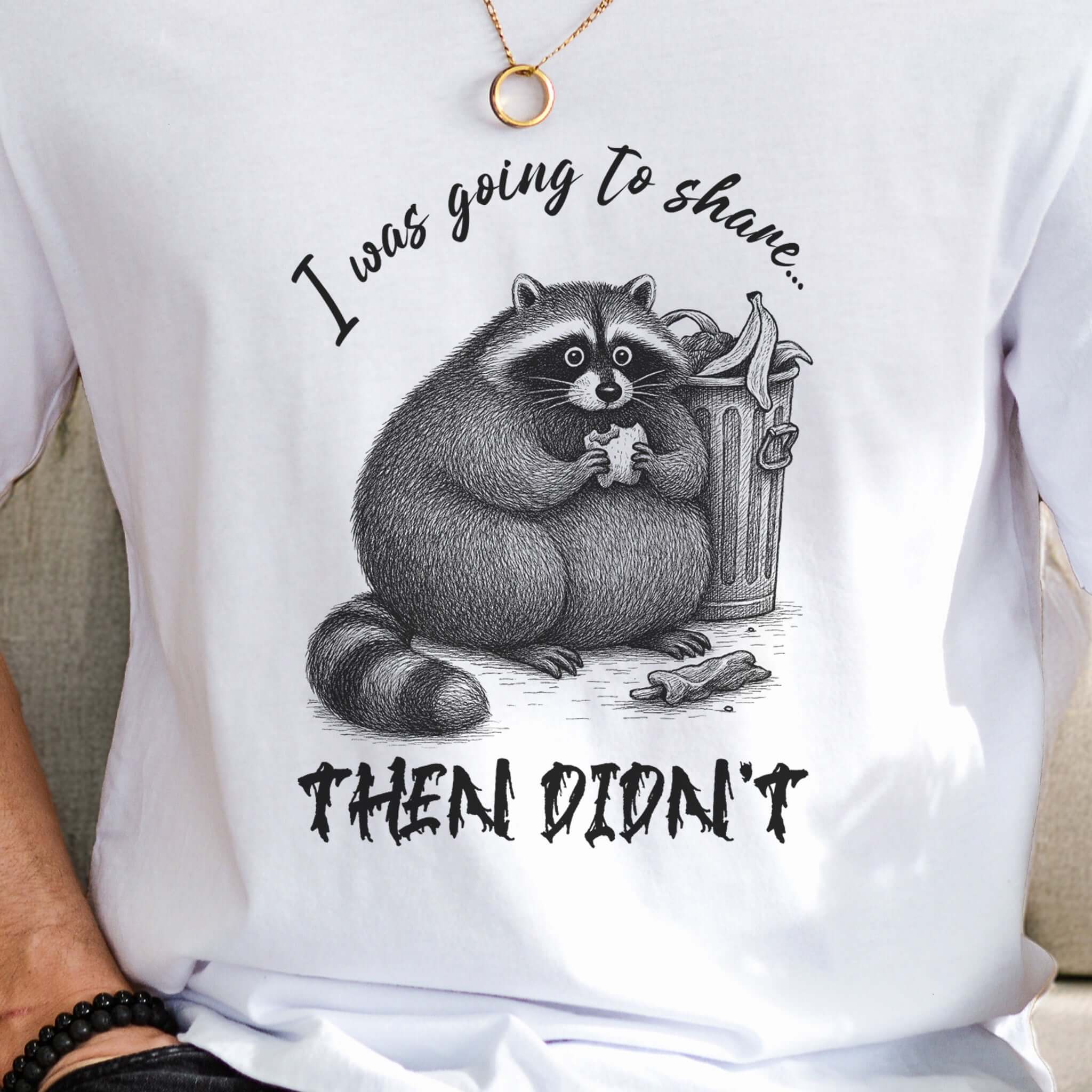 Sandwich Goblin Raccoon T-Shirt