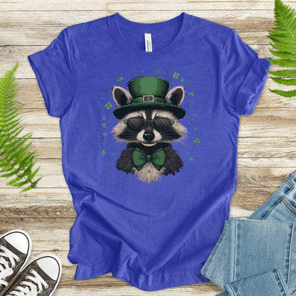 Shamrock Bandit: St. Patrick’s Day Raccoon T-Shirt - TShirtree