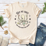 Octopus Ice Cream Lover Funny T-Shirt