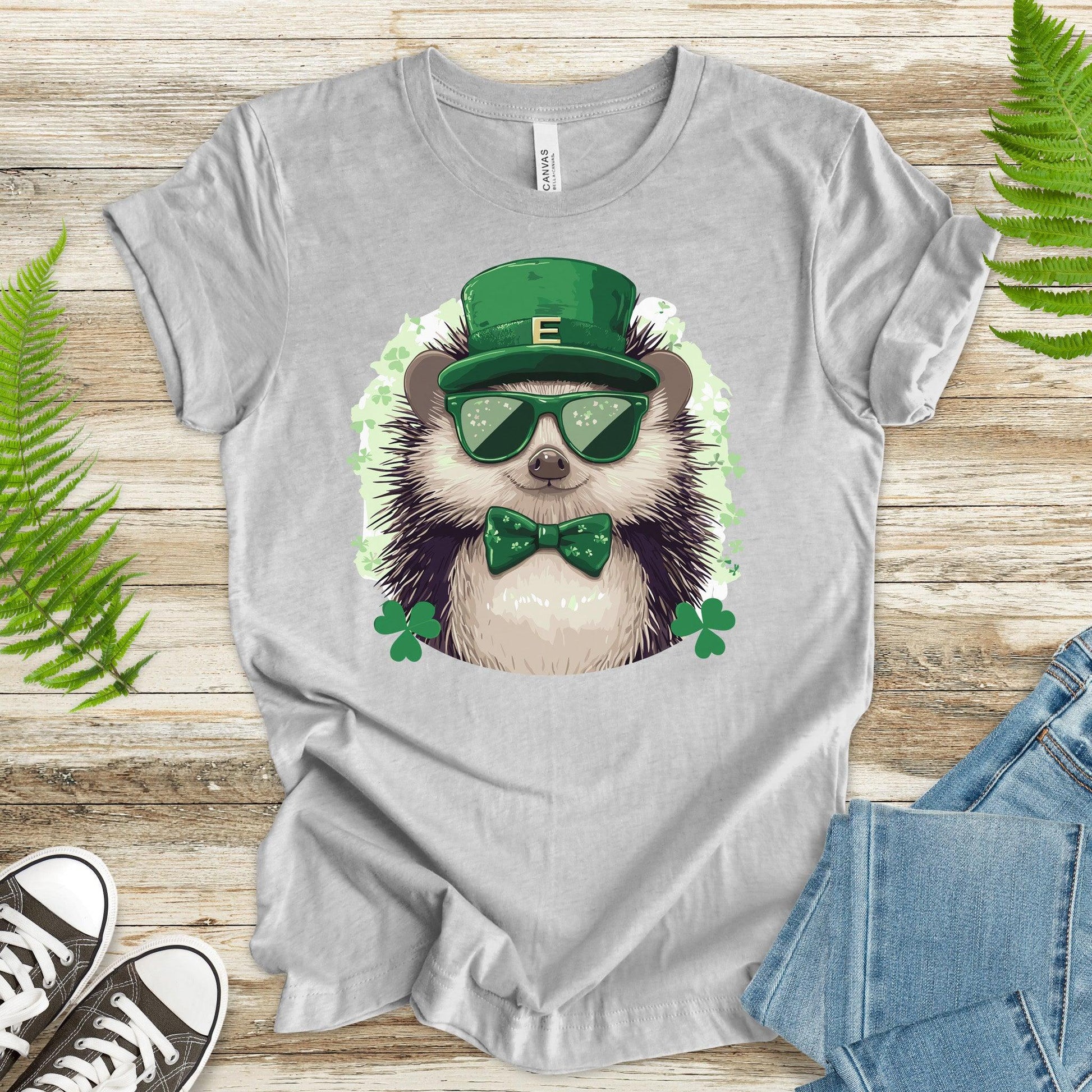 Lucky Hedgehog: St. Patrick’s Day Prickle T-Shirt - TShirtree