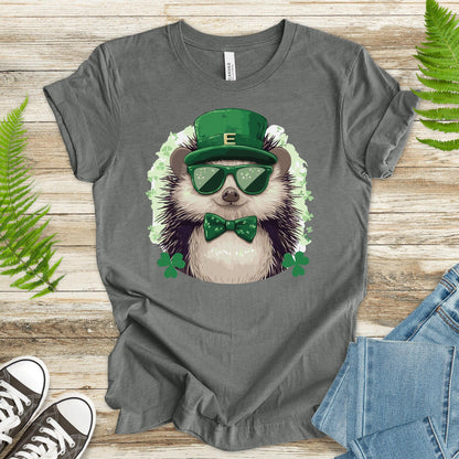 Lucky Hedgehog: St. Patrick’s Day Prickle T-Shirt - TShirtree