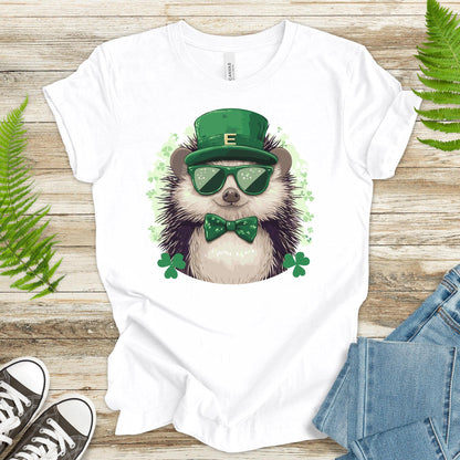 Lucky Hedgehog: St. Patrick’s Day Prickle T-Shirt - TShirtree