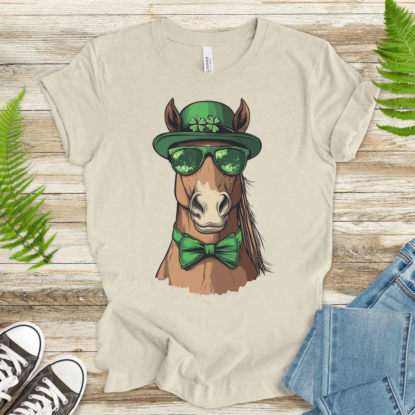 Lucky Gallop: St. Patrick’s Day Horse T-Shirt - TShirtree