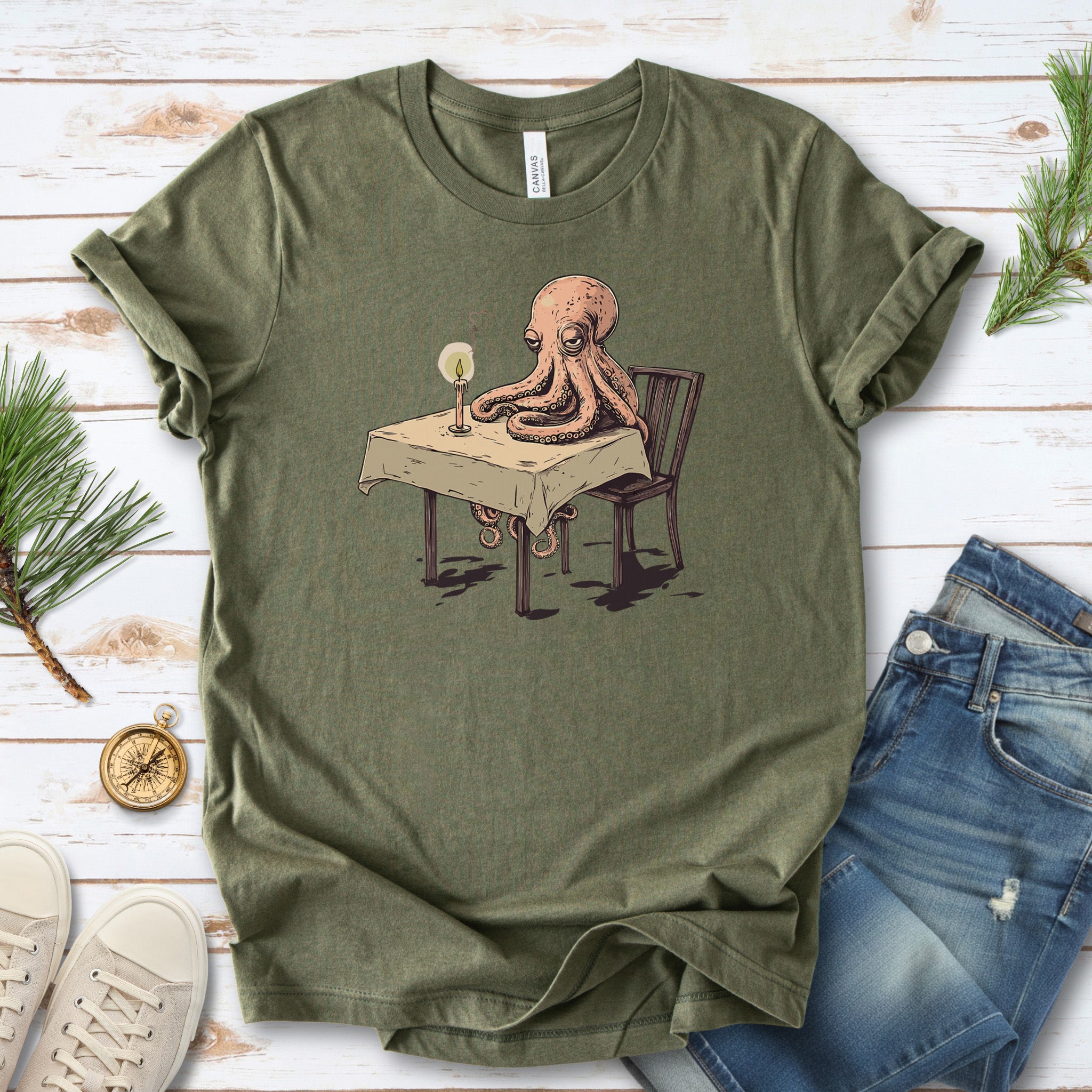 Lonely Hearts Club: The Single Octopus T-Shirt