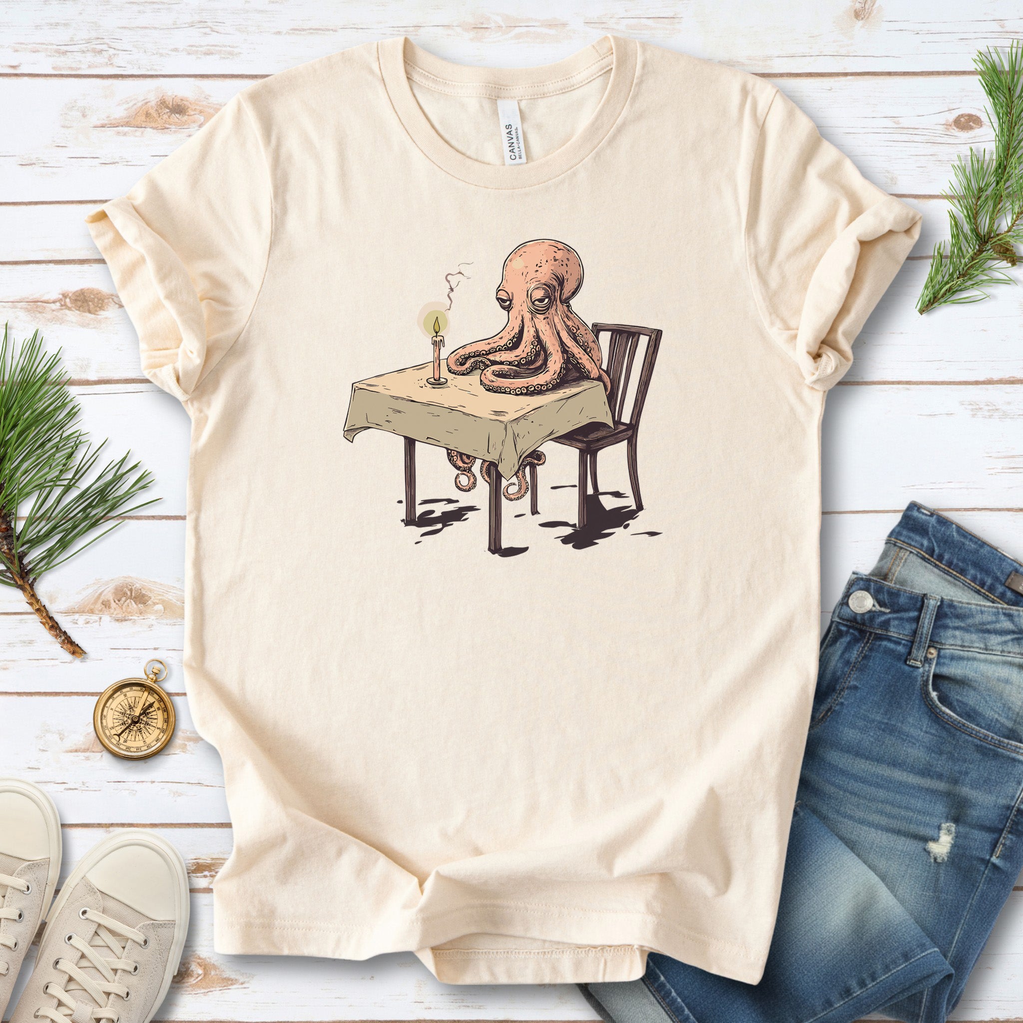 Lonely Hearts Club: The Single Octopus T-Shirt