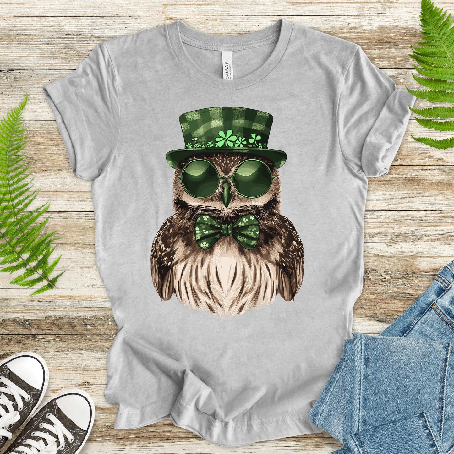 Owl Be Lucky: St. Patrick’s Day Owl T-Shirt - TShirtree