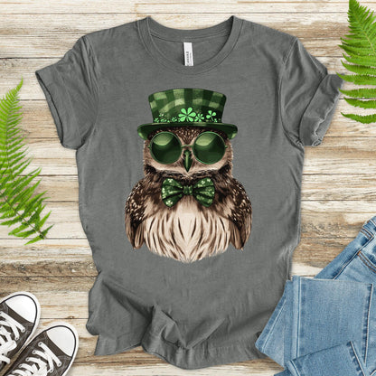 Owl Be Lucky: St. Patrick’s Day Owl T-Shirt - TShirtree