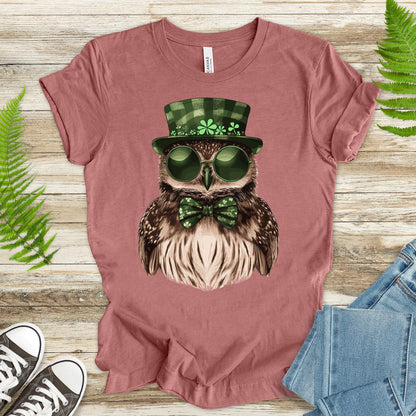 Owl Be Lucky: St. Patrick’s Day Owl T-Shirt - TShirtree