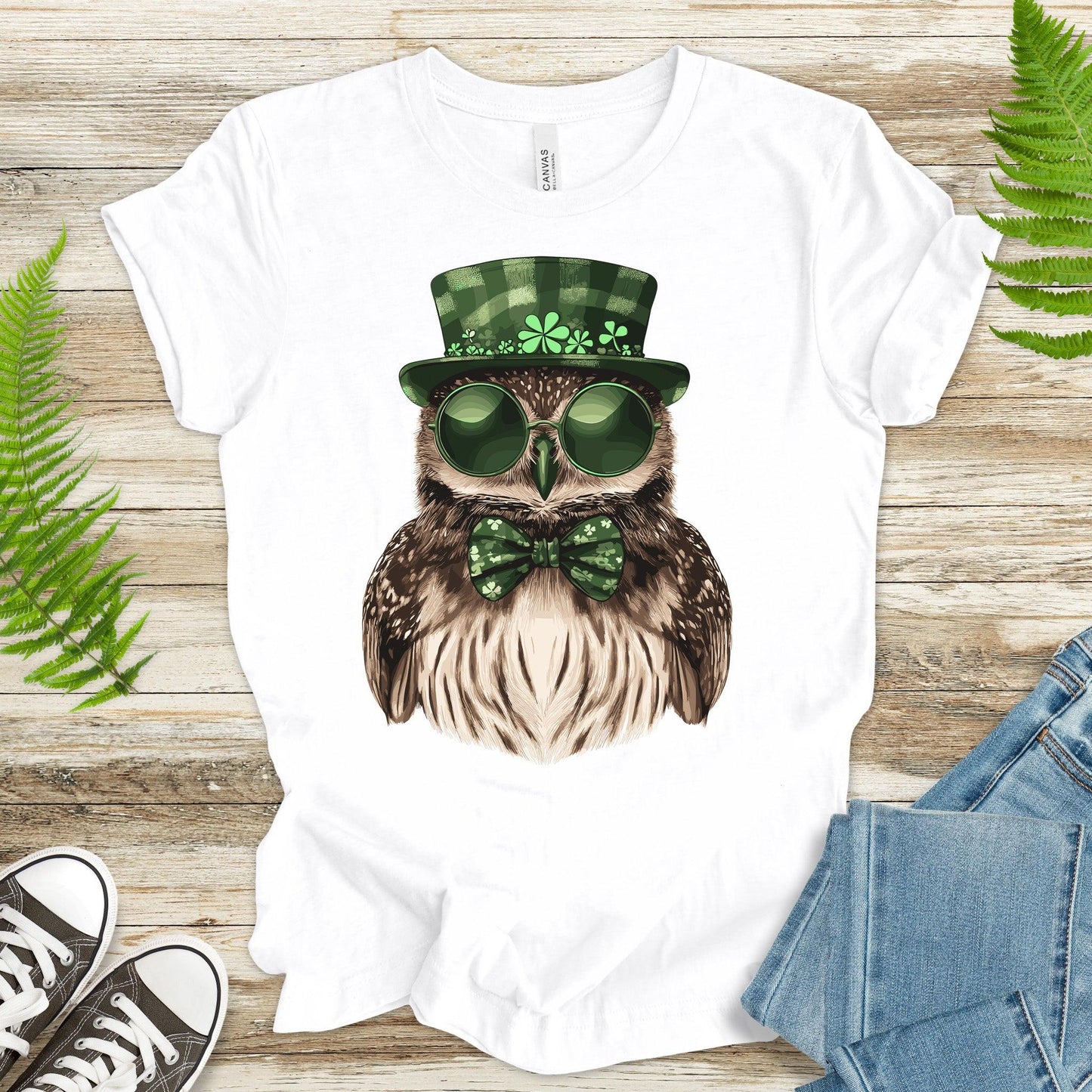 Owl Be Lucky: St. Patrick’s Day Owl T-Shirt - TShirtree