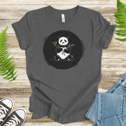 Panda with Bamboo T-Shirt - TShirtree