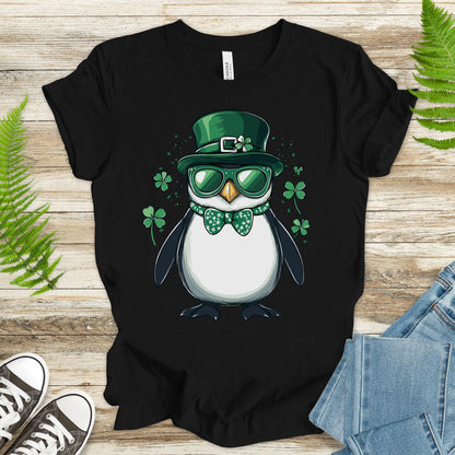 Penguin Party: St. Patrick’s Day Waddle T-Shirt - TShirtree