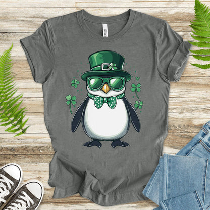 Penguin Party: St. Patrick’s Day Waddle T-Shirt - TShirtree